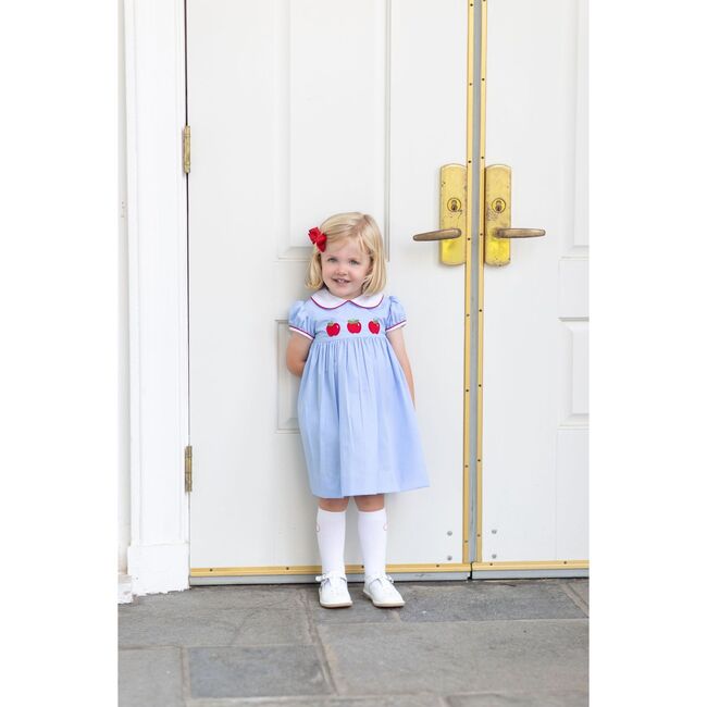Poppy Peter Pan Dress, Apples - Dresses - 3