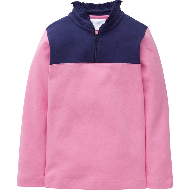 Hastings Half Zip, Hot Pink - Sweaters - 1