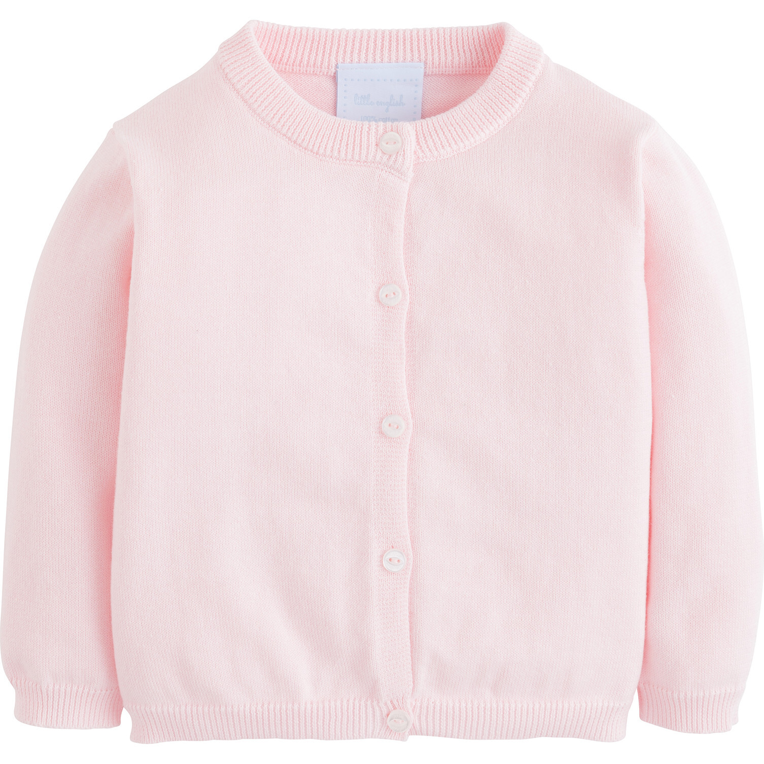 Essential Cardigan, Light Pink - Cardigans - 1
