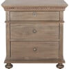 Allisyn 3 Drawer Nightstand, Sand - Nightstands - 1 - thumbnail