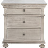 Allisyn 3 Drawer Nightstand, Washed Grey - Nightstands - 1 - thumbnail