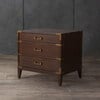 Nisha 3 Drawer Nightstand, Warm Brown - Nightstands - 2