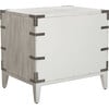 Nisha 3 Drawer Nightstand, Washed Grey - Nightstands - 4