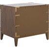 Nisha 3 Drawer Nightstand, Warm Brown - Nightstands - 4