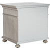 Allisyn 3 Drawer Nightstand, Washed Grey - Nightstands - 4