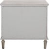 Lisabet 3 Drawer Nightstand, Washed Grey - Nightstands - 3