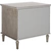 Lisabet 3 Drawer Nightstand, Washed Grey - Nightstands - 4