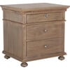 Allisyn 3 Drawer Nightstand, Sand - Nightstands - 7