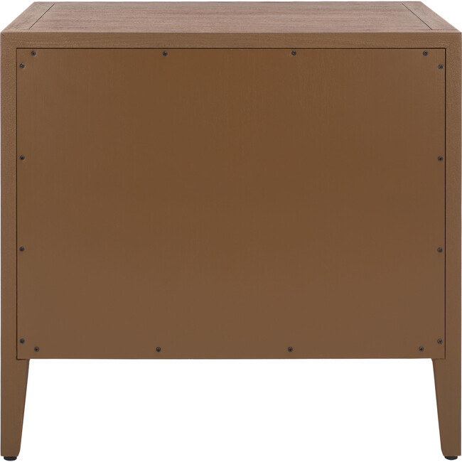 Ariella 3 Drawer Nightstand, Warm Brown - Nightstands - 3