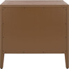 Ariella 3 Drawer Nightstand, Warm Brown - Nightstands - 3