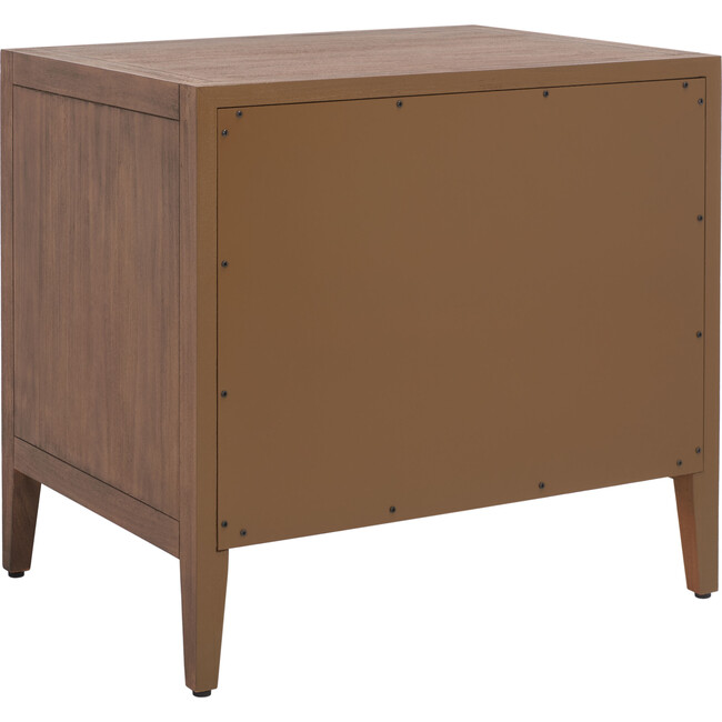 Ariella 3 Drawer Nightstand, Warm Brown - Nightstands - 4