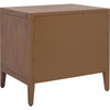 Ariella 3 Drawer Nightstand, Warm Brown - Nightstands - 4