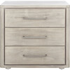 Rosey 3 Drawer Nightstand, Washed Grey - Nightstands - 1 - thumbnail