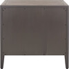 Ariella 1 Drawer Nightstand, Dark Brown - Nightstands - 3