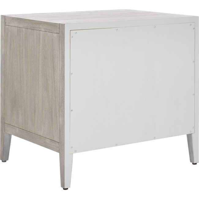 Ariella 1 Drawer Nightstand, Washed Grey - Nightstands - 4