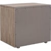 Rosey 3 Drawer Nightstand, Sand - Nightstands - 4