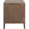 Ariella 1 Drawer Nightstand, Dark Brown - Nightstands - 8