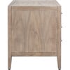 Ariella 3 Drawer Nightstand, Sand - Nightstands - 8