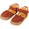 Ballerina with Strap, Terracota - Flats - 1 - thumbnail