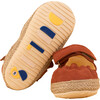Ballerina with Strap, Terracota - Flats - 3