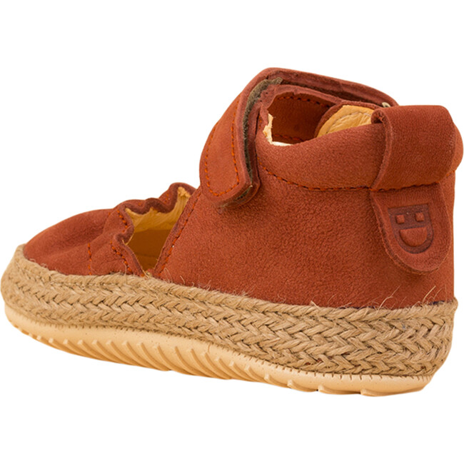 Ballerina with Strap, Terracota - Flats - 4
