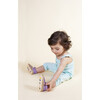 Ballerina with Strap, Violet - Flats - 6