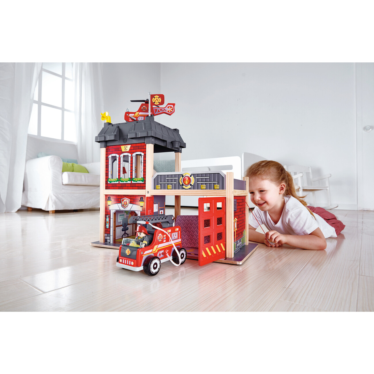 City Fire Station - Hape Vehicles 
