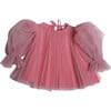 Crush Pleated Smock Blouse, Gumball - Blouses - 1 - thumbnail