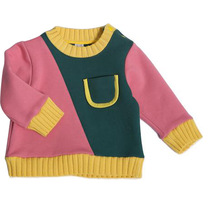 Baby Medley Patchwork Pullover, Chiclet