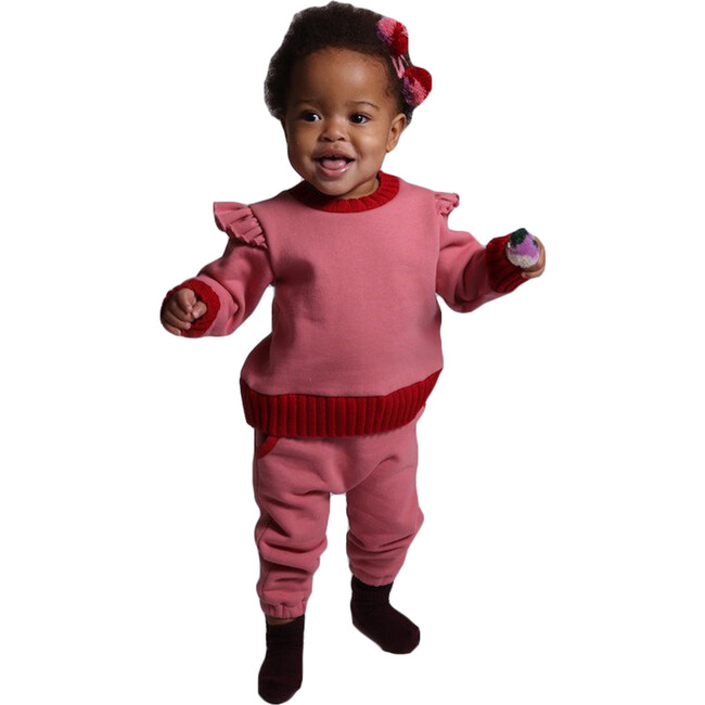 Baby Harriet Flounce Pullover, Gumball