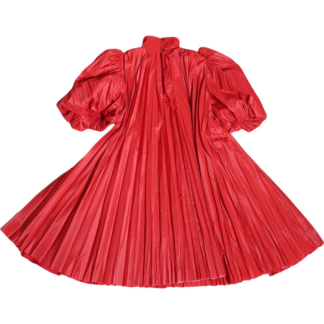 Harriet Pleated Frock, Big Red - Dresses - 3