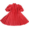 Harriet Pleated Frock, Big Red - Dresses - 3
