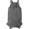 Handknit Romper, Zinc - Rompers - 2