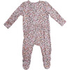 Vintage Calico Footie, Pink - Onesies - 2