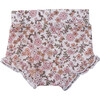 Vintage Calico High Waisted Shorts, Pink - Shorts - 2