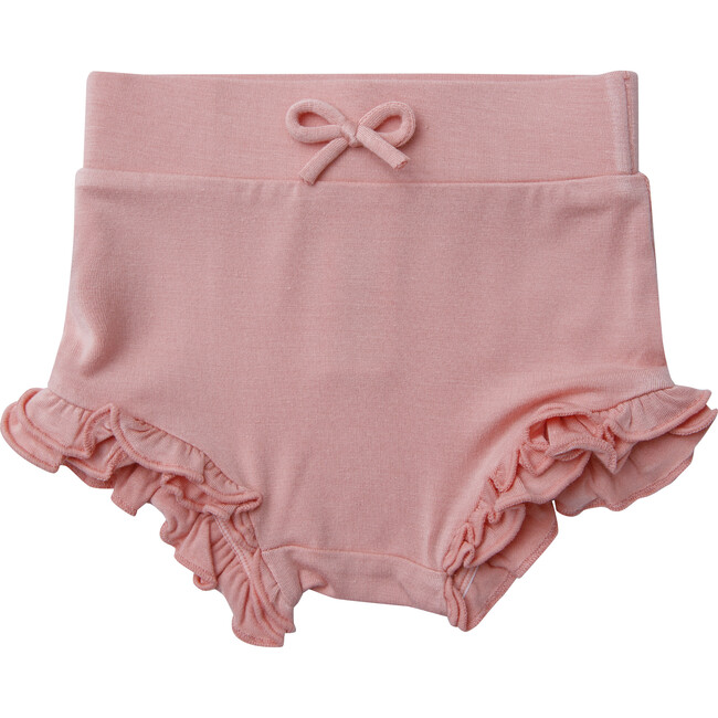 Coral High Waisted Shorts, Pink - Shorts - 1
