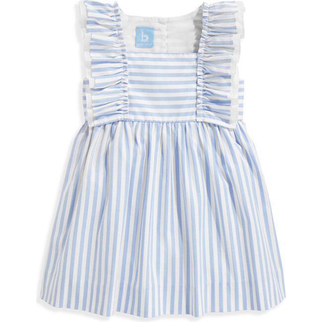 June Dress, Blue Wide Stripe - Dresses - 1