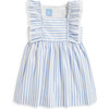 June Dress, Blue Wide Stripe - Dresses - 1 - thumbnail