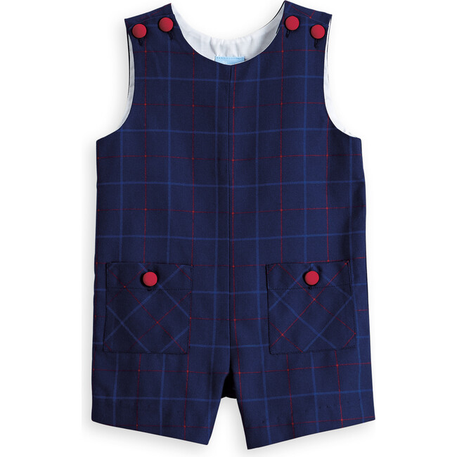 John John, Bedford Plaid - Overalls - 1