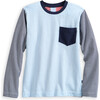 Colorblock Mac Tee, Thin Multicolor Stripe - Tees - 1 - thumbnail