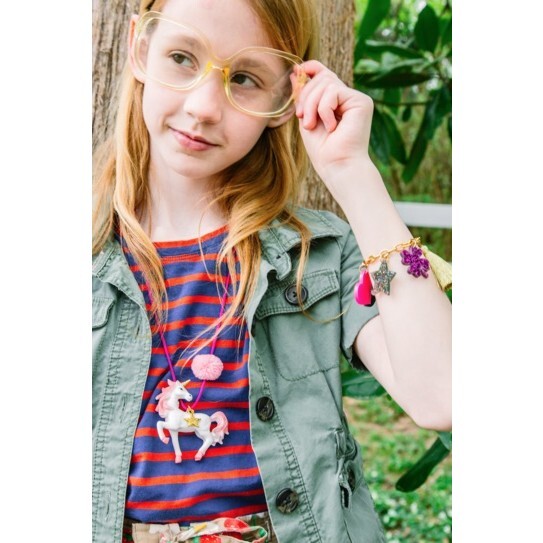 Rebel the Pink Unicorn Necklace - Necklaces - 2