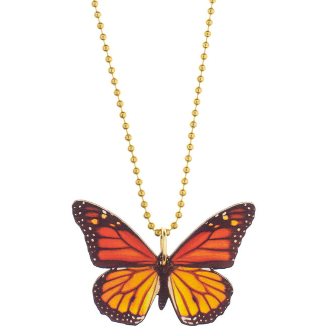 Monarch Butterfly Necklace - Necklaces - 1