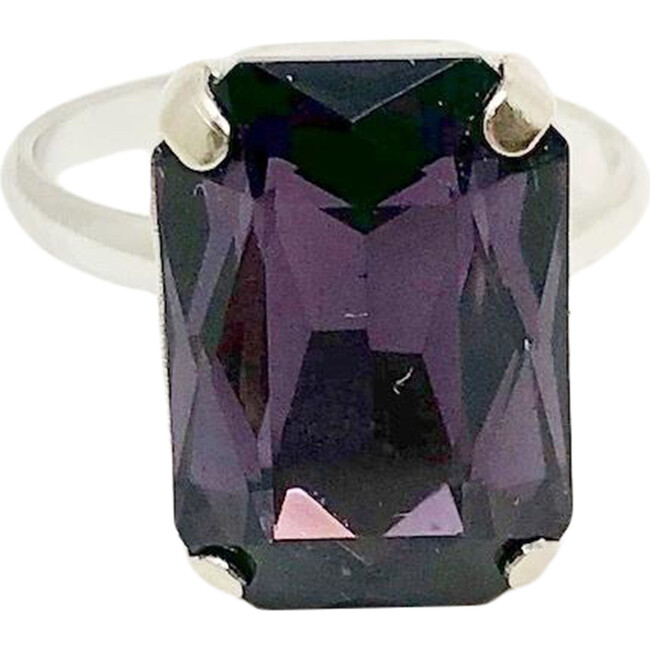 Rhinestone Birthstone Ring - Rings - 4