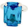 Rhinestone Birthstone Ring - Rings - 5