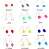 Birthstone Ear Thread - Earrings - 2