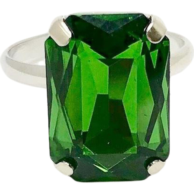 Rhinestone Birthstone Ring - Rings - 7