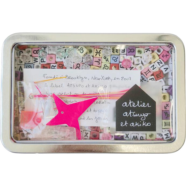 DIY Accessories Set Amulet Necklace, Fluo Pink - Necklaces - 2