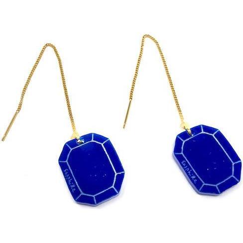 Birthstone Ear Thread - Earrings - 11