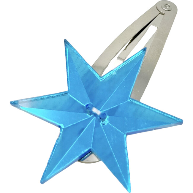 Ouroboros Star Hair Pin, Blue - Hair Accessories - 1