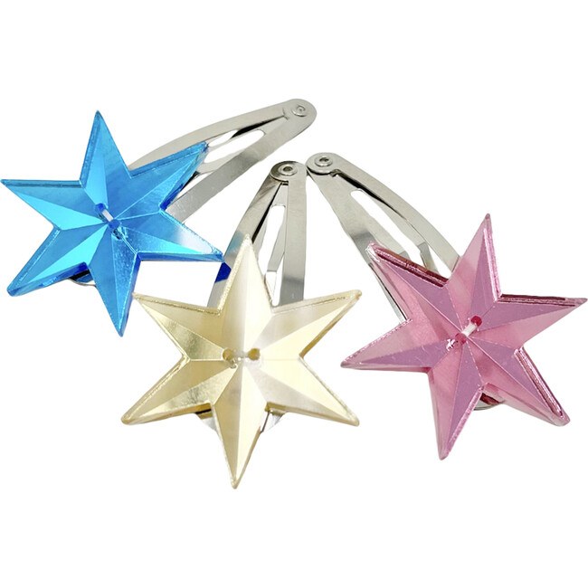 Ouroboros Star Hair Pin, Blue - Hair Accessories - 2